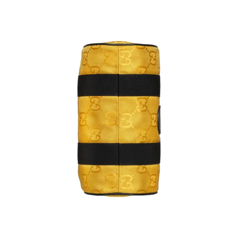 GUCCI Nylon Cylinder Bag Crossbody Bag Shoulder Bag Unisex Yellow-6