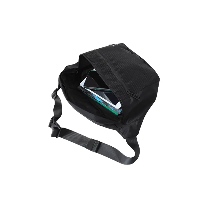 Anta Polyester Sling Bag, Fanny Pack Regular Unisex Black-10