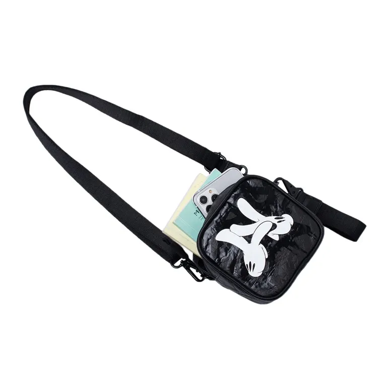 LiNing OG_SLICK Collaboration Polyethylene Small Square Bag Shoulder Bag Crossbody Bag Regular Unisex Black-3