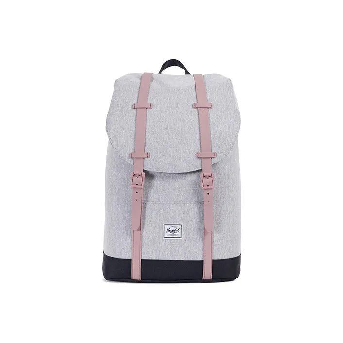 Herschel Canvas Backpack Large Size Women's Retreat Gray Rose-0