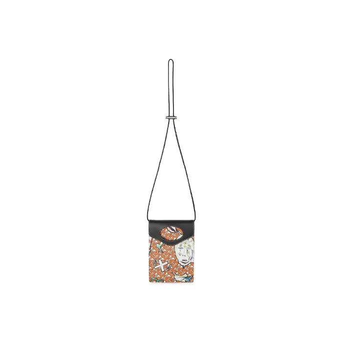 Burberry Marine Print Crossbody Bag 'Orange'-2
