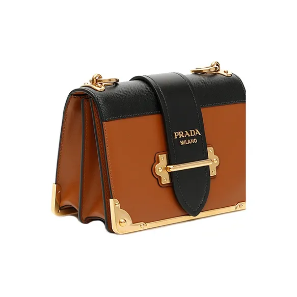 PRADA Cow Leather Small Square Bag, Crossbody Bag, Shoulder Bag Women's-1