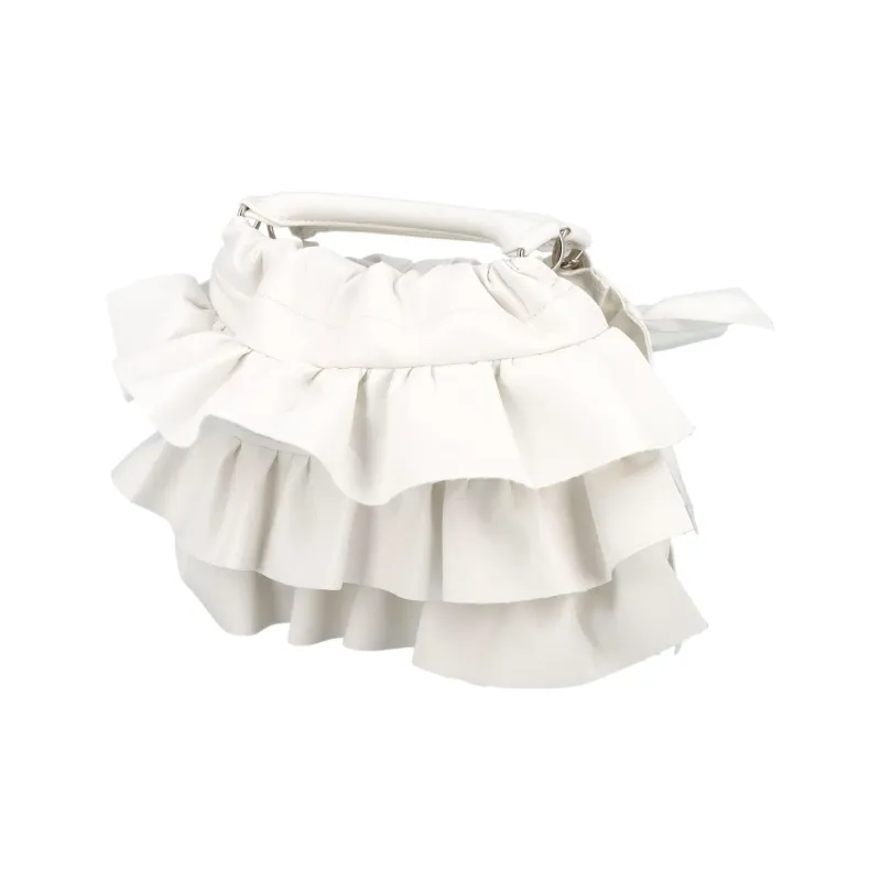 CDG Polyurethane Handbag Regular Women's White-2