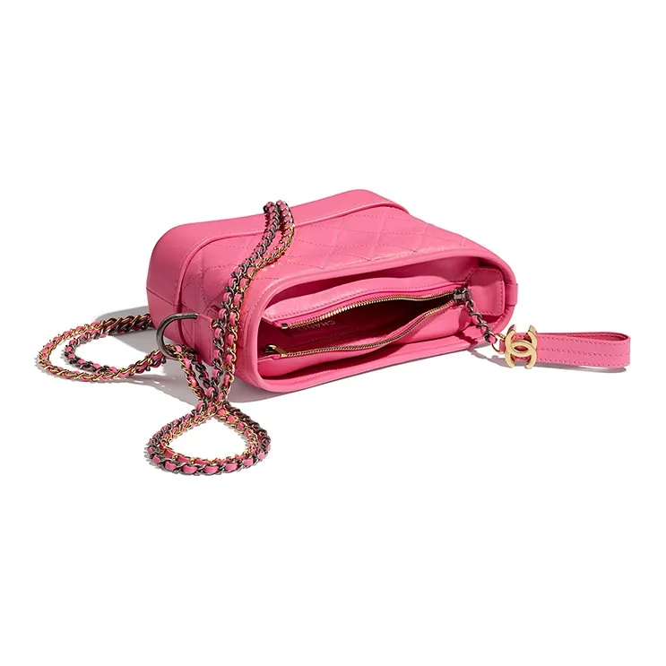 CHANEL Gabrielle Calfskin Hobo Bag, Handbag, Shoulder Bag, Crossbody Bag Trumpets Women's Pink-2