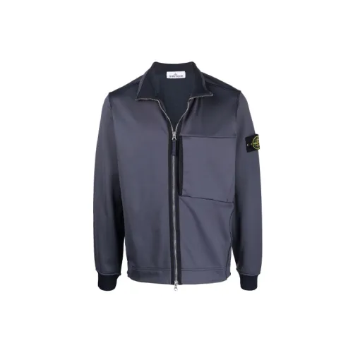 STONE ISLAND Jackets Men Purple