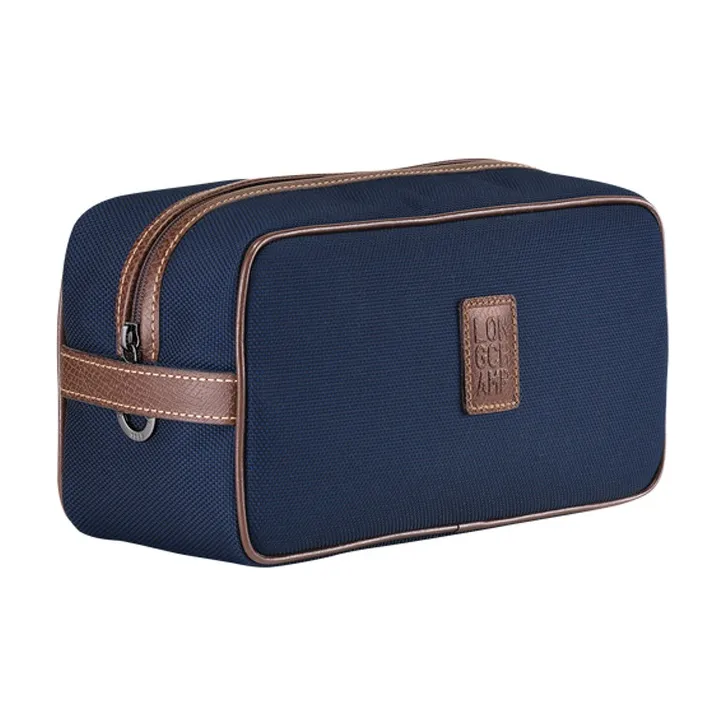 LONGCHAMP Boxford Canvas Canvas Bag Toiletry Bag Unisex Blue-1
