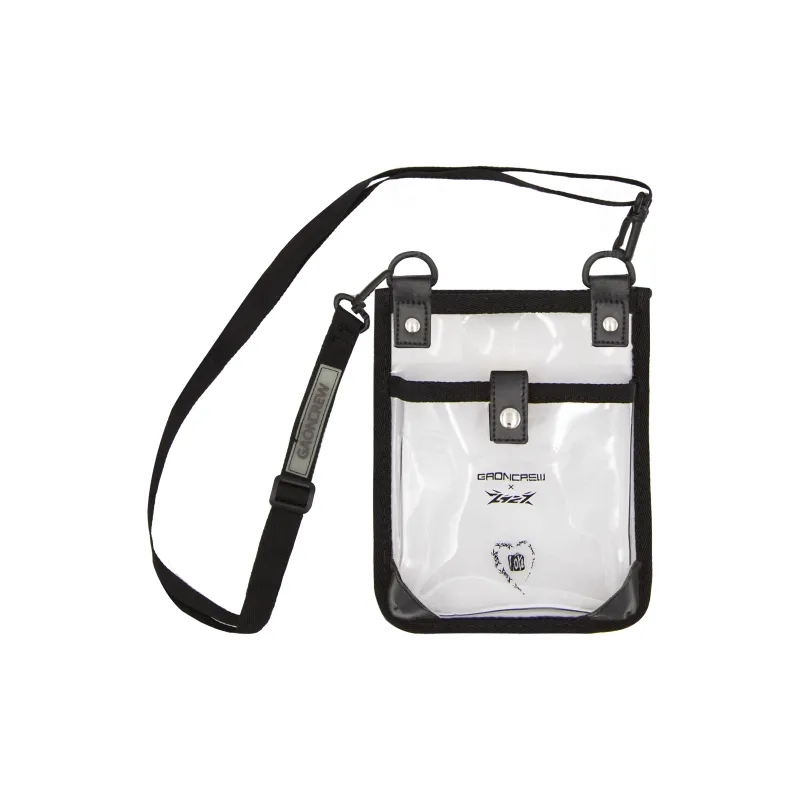 GAONCREW × 2727WORLD Pharaoh Collaboration PVC Crossbody Bag Regular Unisex Transparent/Black-0