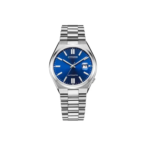 CITIZEN Mechanical Movement Stainless Steel Strap Watch Men's Watches Blue Dial