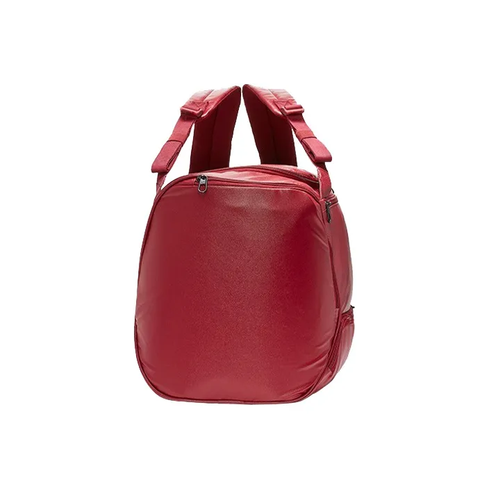 Nike Matte Leather Travel Bag Handbag Crossbody Bag Gym Bag Unisex Red-1
