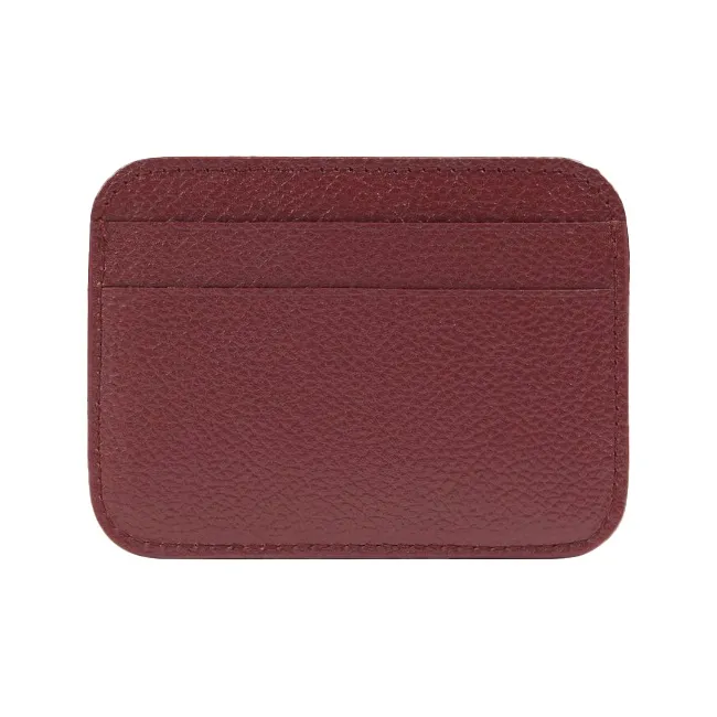 Balenciaga Cow Leather Card Holder Regular Unisex Red-1