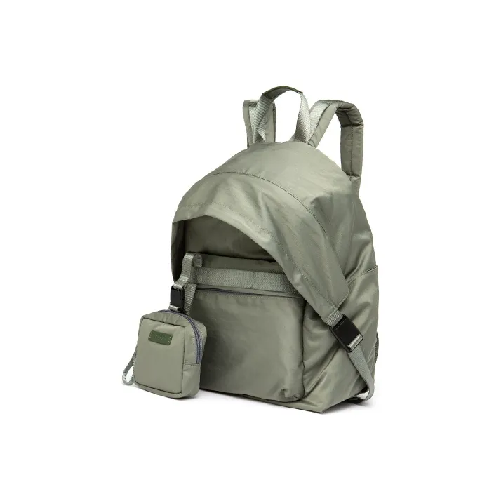 ELLE Nylon Travel City Lightweight Backpack Large Size Women's Black-1
