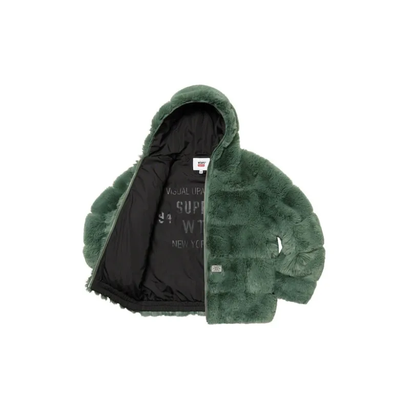 Supreme X Wtaps Faux Fur Hooded Jacket-5