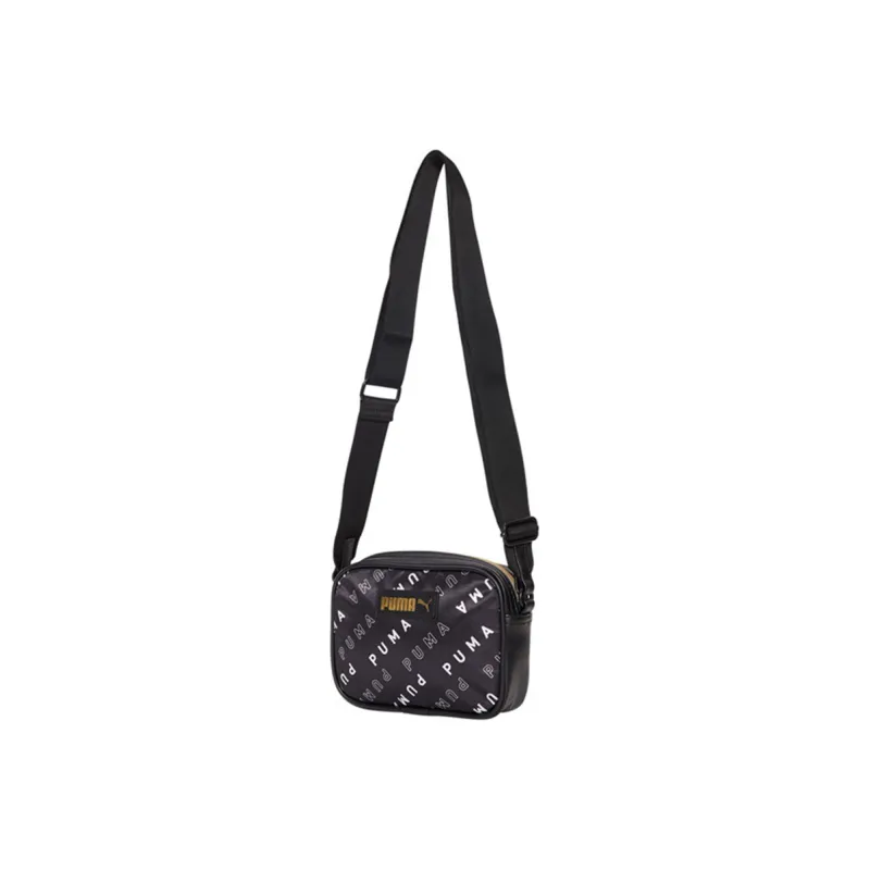 PUMA Polyester Crossbody Bag Camera Bag Regular Women's Black-0