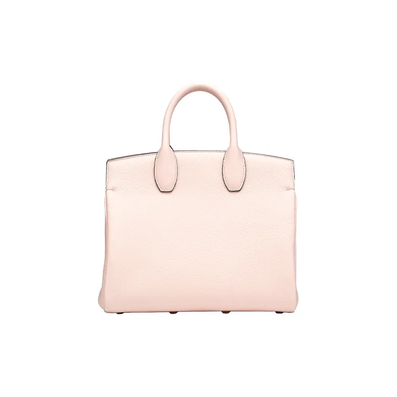 FERRAGAMO Studio Series Cow Leather Handbag Medium Size Men's Cherry Blossom Pink-2