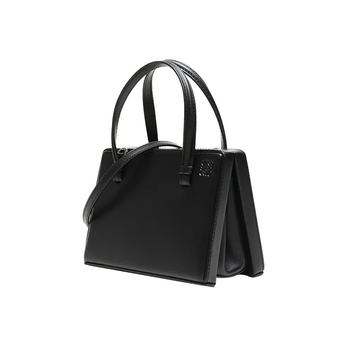 LOEWE Cow Leather Shoulder Bag, Crossbody Bag, Handbag Trumpets Women's Black-1