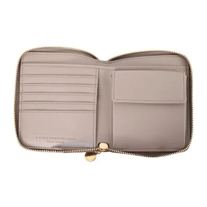 Stella McCartney Logo Perforated Zipped Wallet-2