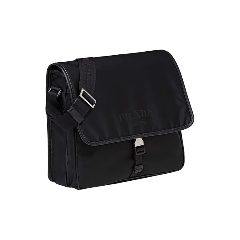 PRADA Nylon Messenger Bag Crossbody Bag Shoulder Bag Men's Black-1