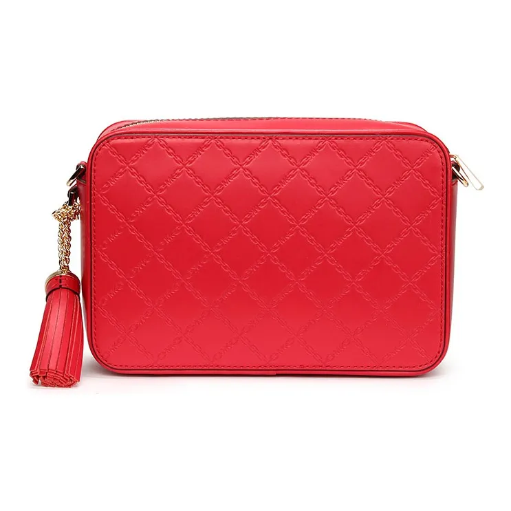 MICHAEL KORS Crossbodies Leather Shoulder Bag Crossbody Bag Medium Size Women's Red-3