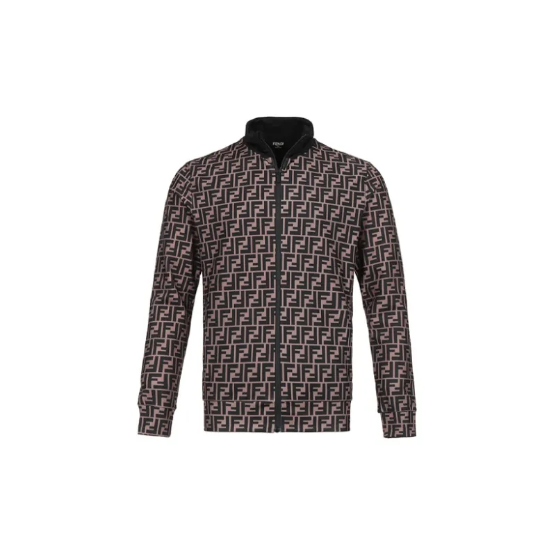 FENDI Jackets Men Dark Brown-2