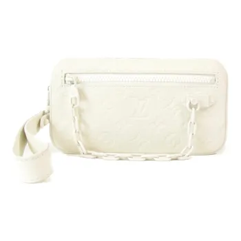 LOUIS VUITTON Pochette Volga Monogram White