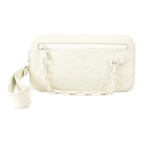 LOUIS VUITTON Pochette Volga Monogram White