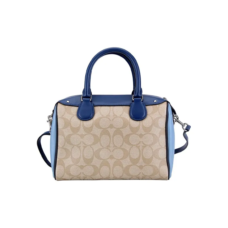 COACH Bennett PVC Bucket Bag Crossbody Bag Shoulder Bag Crossbody Bag Handbag Medium Size Women's Khaki Blue-2