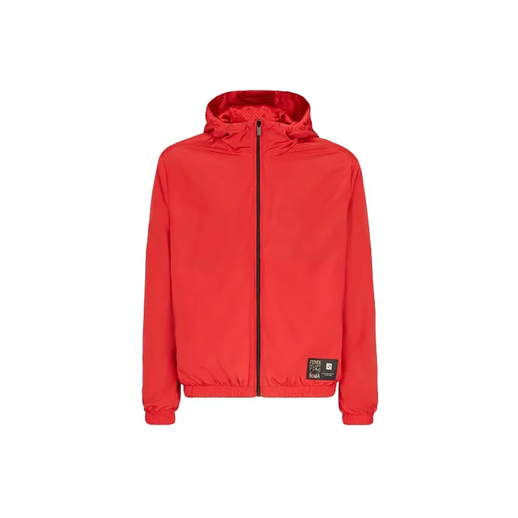 FENDI Jackets Men Red-1