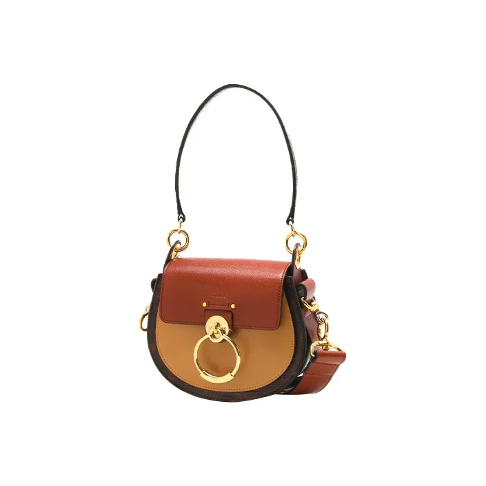 Chloe Tess Leather Portable Crossbody Bag Shoulder Bag Women's Multicolor-2