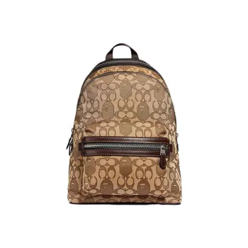 Bape Black X COACH Academy Backpacks