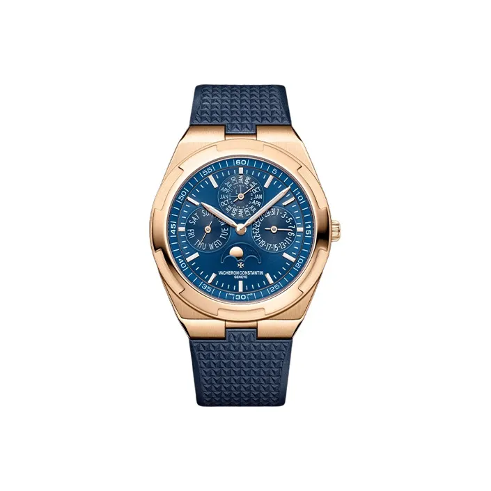 VACHERON CONSTANTIN Overseas Collection Automatic Mechanical Movement Men's Watches Watch 41.5mm Blue Dial-1