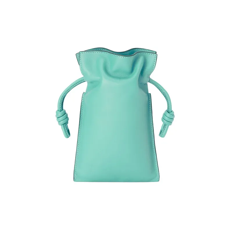 LOEWE Flamenco Pocket In Nappa Calfskin Fresh Mint-3