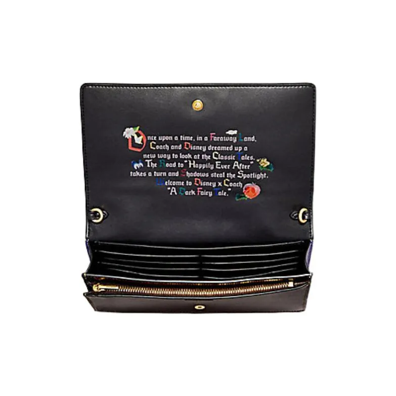 COACH Disney Snow White Collaboration Hayden Calfskin Shoulder Bag Crossbody Bag Small Size Women's Ox Blood Color-2
