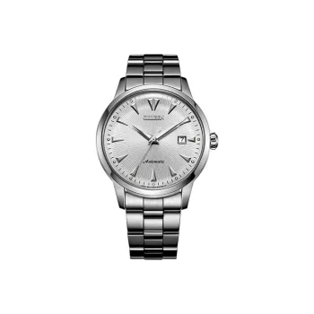 CITIZEN Automatic Mechanical Movement Stainless Steel Strap Watch Men's Watch Silver Dial