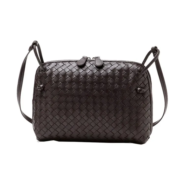 Bottega Veneta Sheepskin Crossbody Bag Shoulder Bag Regular Women's Brown-0
