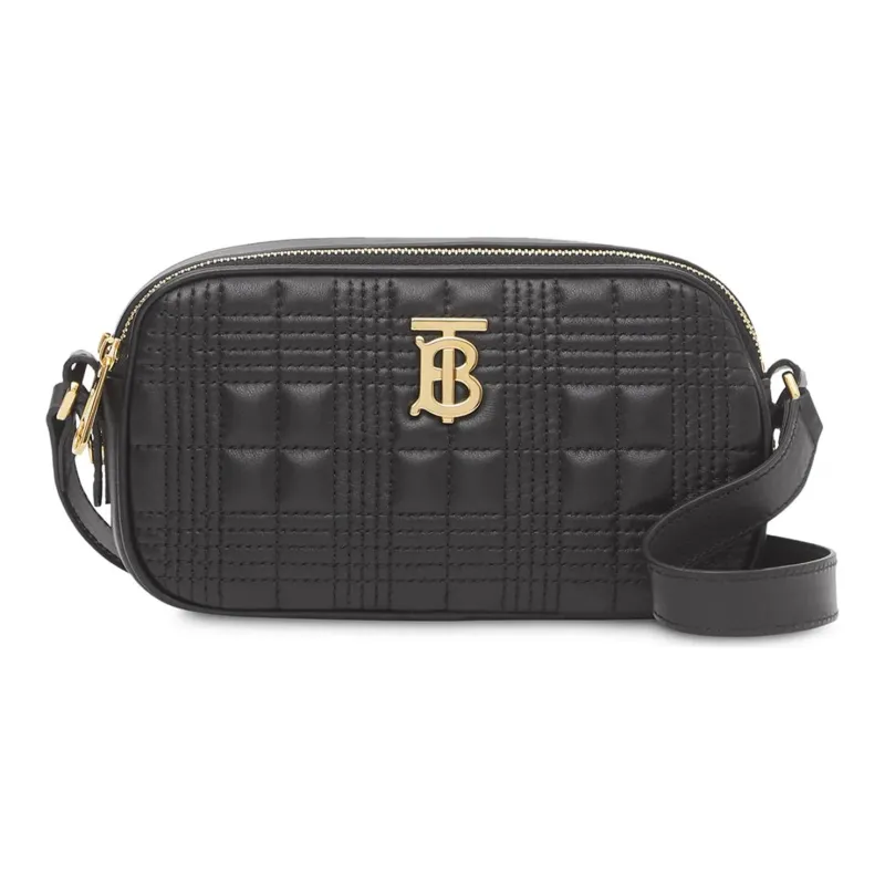 Burberry Lambskin Camera Bags Shoulder Bags Mini Women's Black-0