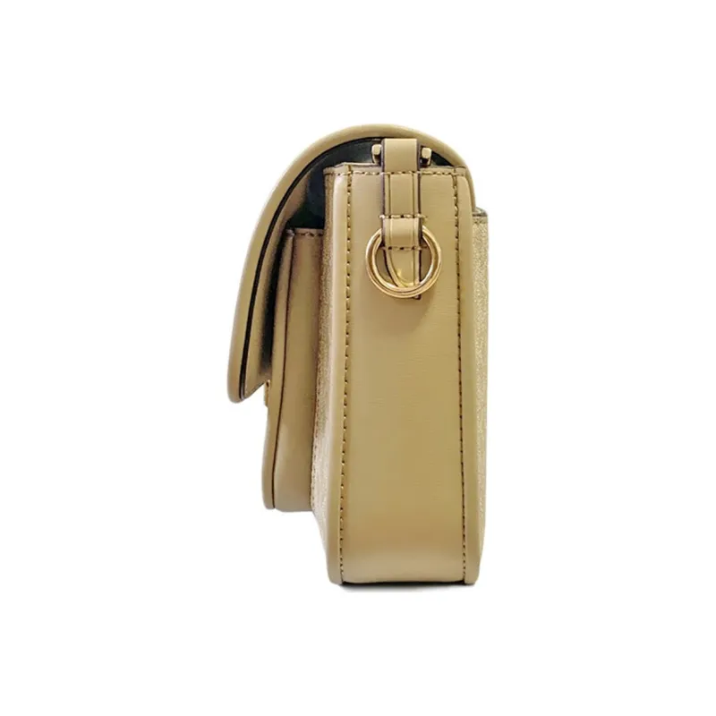 MICHAEL KORS Bradshaw Leather Crossbody Bag, Shoulder Bag Women's Camel-2