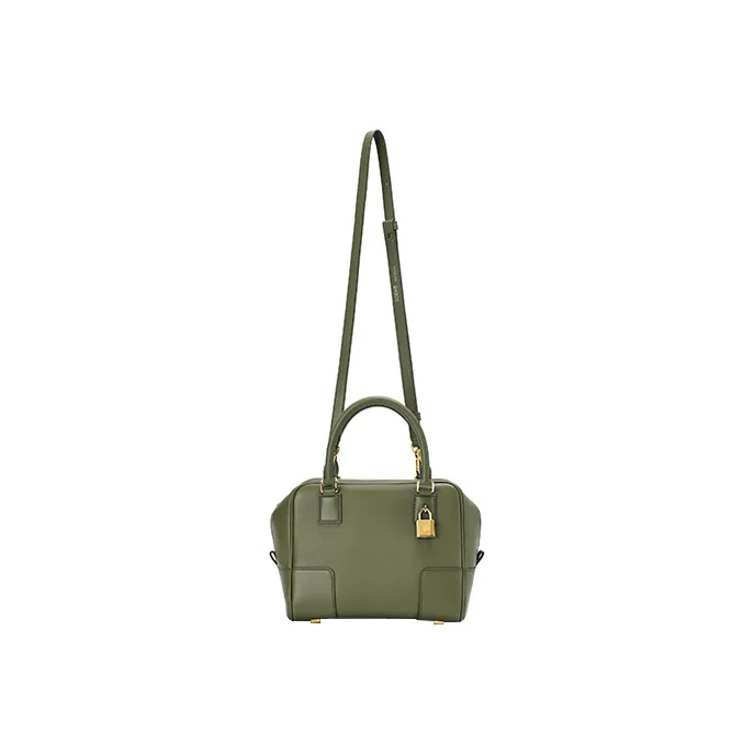 LOEWE Amazona Nappa Calfskin Shoulder Bag, Crossbody Bag, Handbag Mini Women's Avocado Green-4