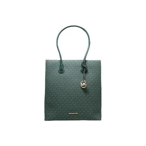 MICHAEL KORS MICHAEL KORS Luggage Collection PVC Handbag Shoulder Bag Large Size Women's Dark Green