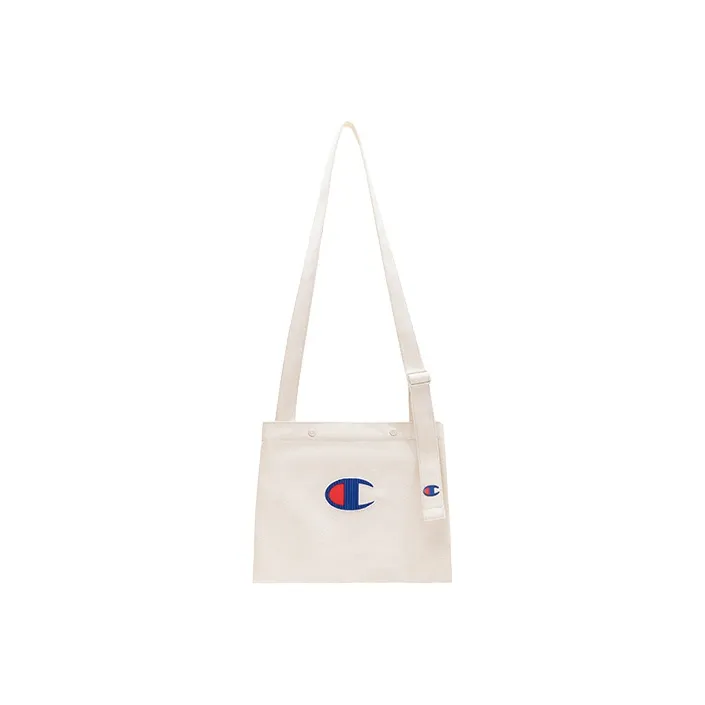 Champion Canvas Canvas Tote Bag Tote Bag Shopping Bag Shoulder Bag Crossbody Bag Unisex Black/Beige-0