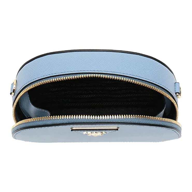 PRADA Cow Leather Shoulder Bag Crossbody Bag Fanny Pack Sling Bags Women's Xingji Blue-5