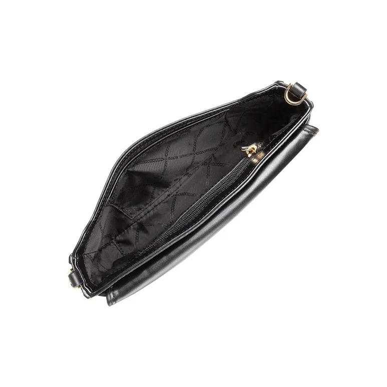 MICHAEL KORS Bradshaw Cow Leather Crossbody Bags Shoulder Bags Women's Black-4