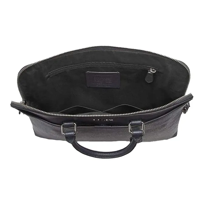 COACH Beckett Leather Laptop Bag Briefcase One Shoulder Handbag Large Size Men's Black-4