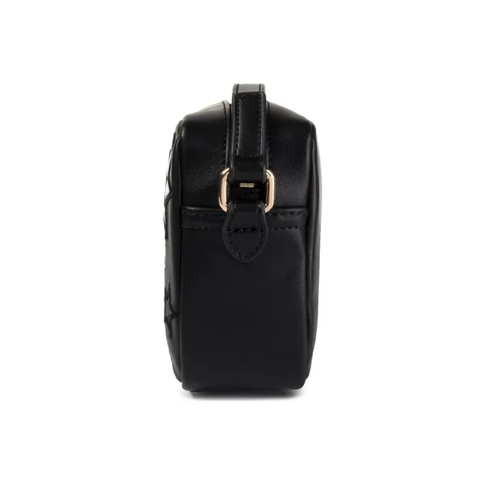 LOVE MOSCHINO Polyurethane Crossbody Bag, Shoulder Bag Women's Black-3