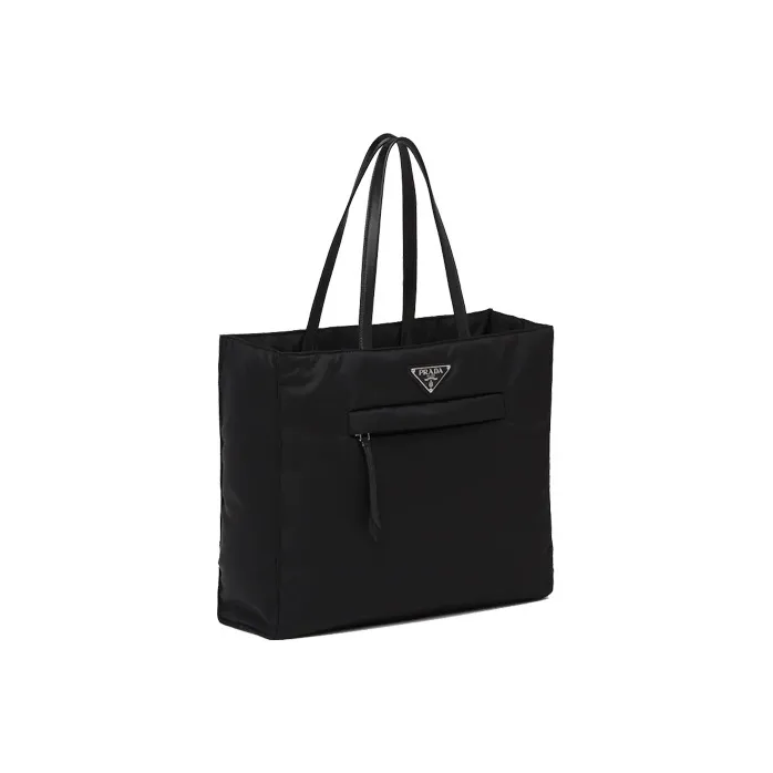 PRADA Nylon Tote Bag Shopping Bag Shoulder Bag Handbag Women's Black-2