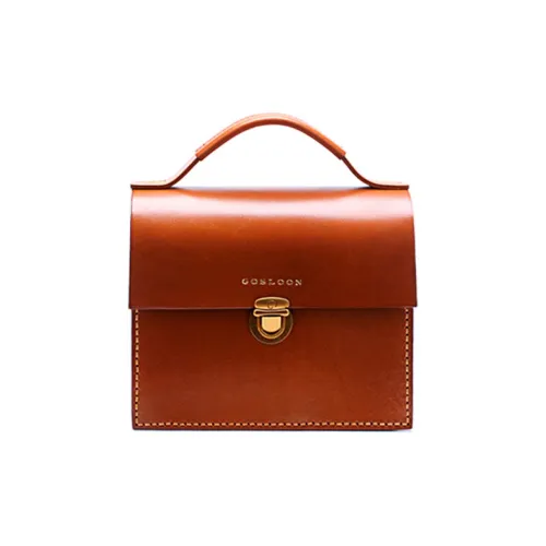GOSLOON Cow Leather Shoulder Bags Handbags Women's Earthy Yellow/Agate Green/Classic Black/Advanced Brown/Gemstone Red