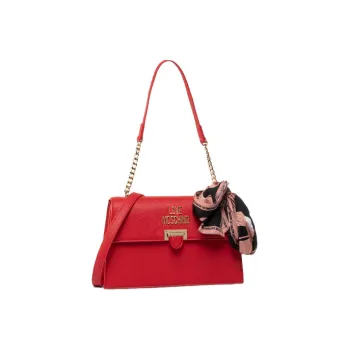 MOSCHINO PU Handbag, Shoulder Bag Women's Red