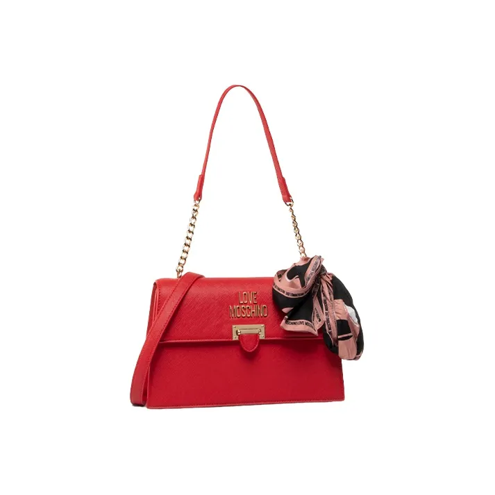 MOSCHINO PU Handbag, Shoulder Bag Women's Red-0