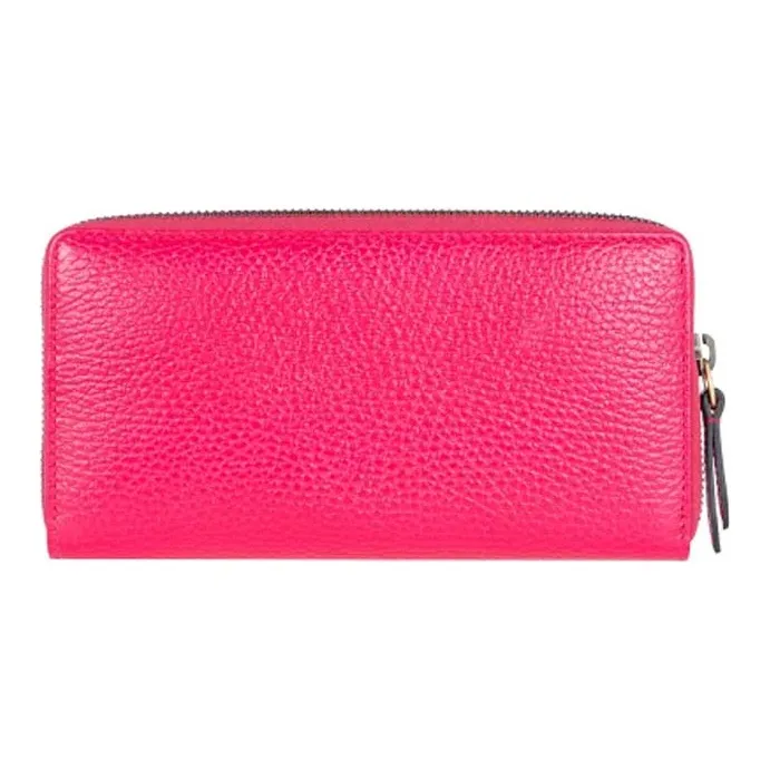 GUCCI Leather Wallet Regular Women's Rose Red-2