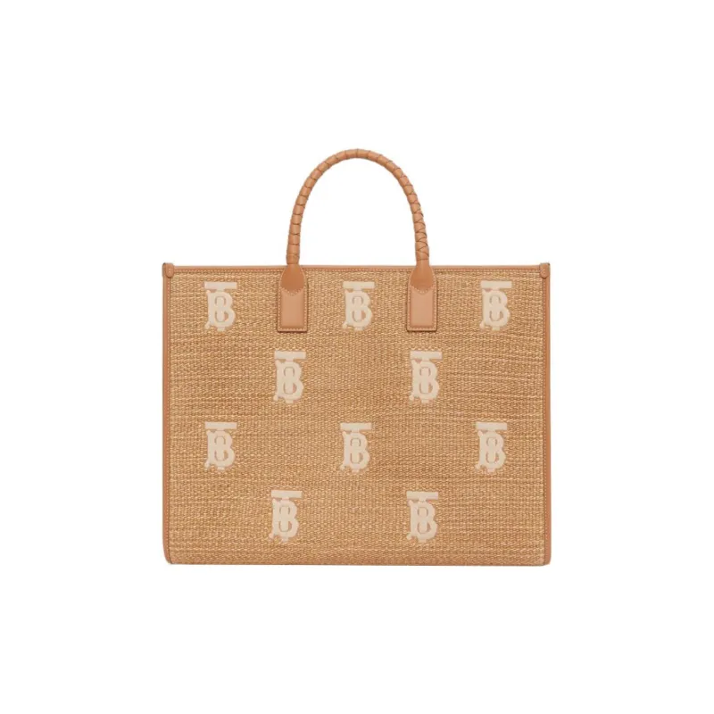 Burberry Freya Polyamide Handbag Tubas Women's Natural-0