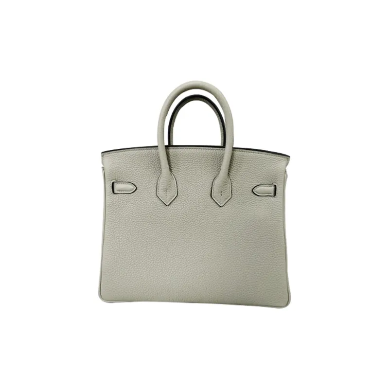 HERMES Birkin Cow Leather Birkin Bag Handbag Women's Sage Green-1